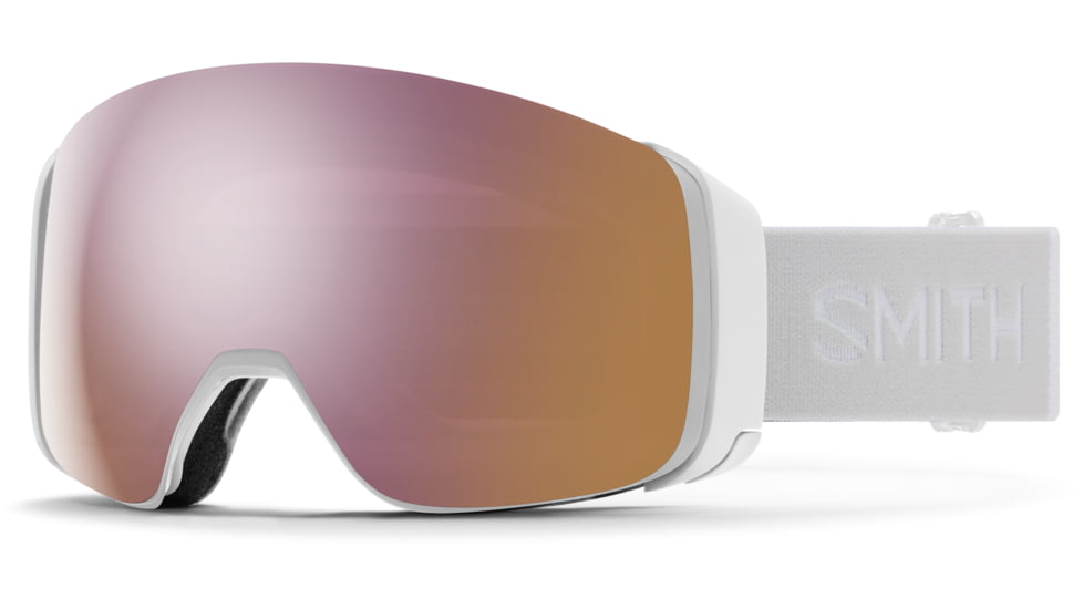Smith 4D Mag Goggle, ChromaPop Everyday Rose Gold Mirror , White Vapor, M007320OZ99M5