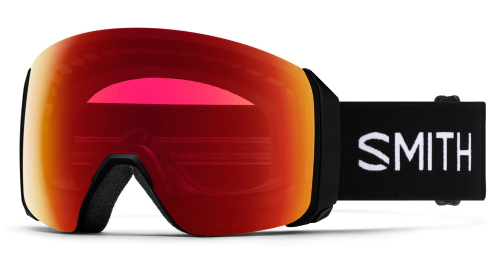 Smith 4D Mag XL Goggle, MAG Series, Black, ChromaPop Photochromic Red Mirror Lens, M007830JX99OQ