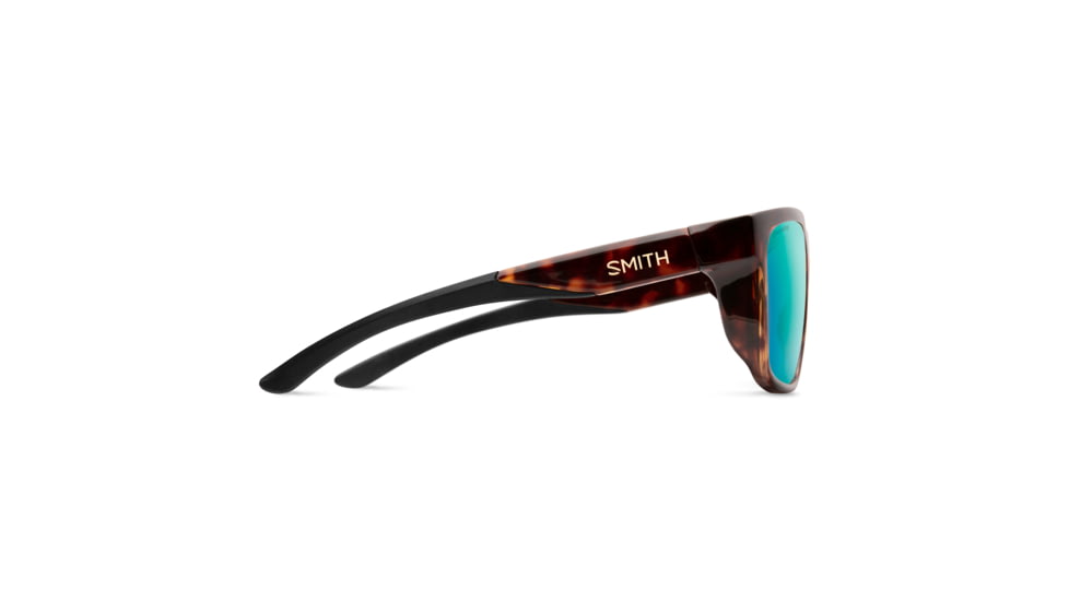 Smith Barra Sunglasses, Tortoise Frame, ChromaPop Polarized Opal Mirror Lens, 20126808660QG