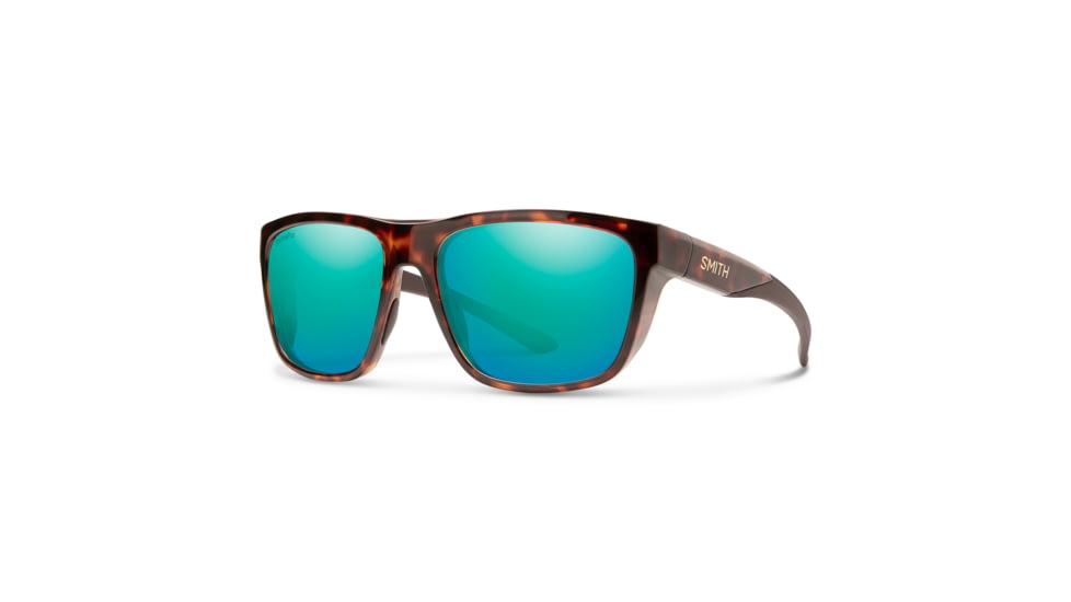 Smith Barra Sunglasses, Tortoise Frame, ChromaPop Polarized Opal Mirror Lens, 20126808660QG