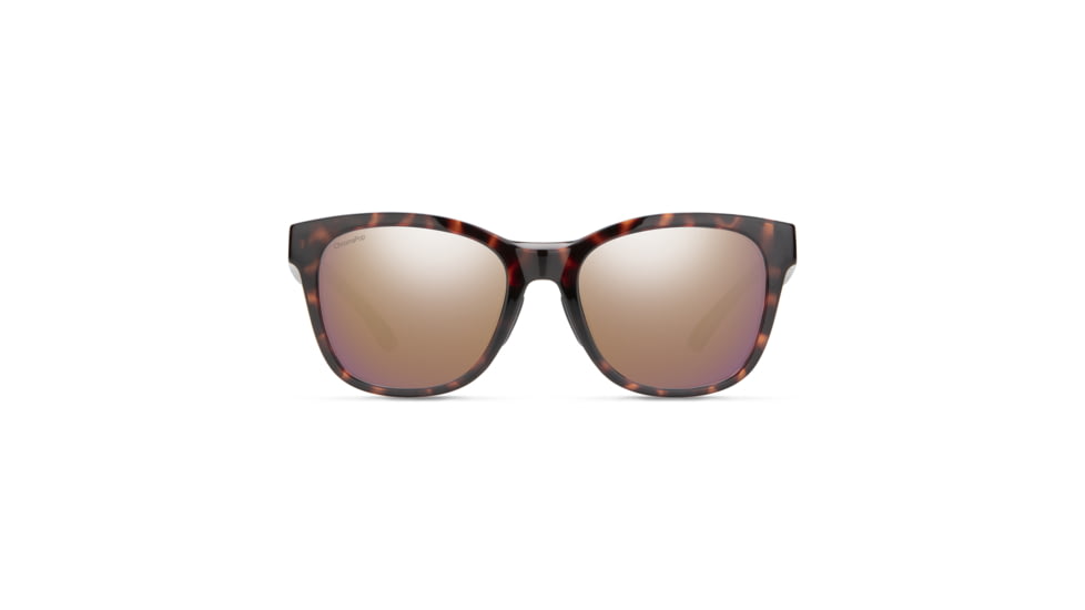 Smith Caper Sunglasses, Tortoise Frame, ChromaPop Polarized Rose Gold Mirror Lens, 201042086539V