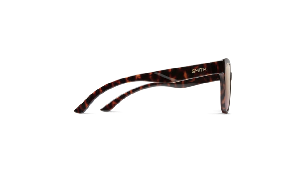 Smith Caper Sunglasses, Tortoise Frame, ChromaPop Polarized Rose Gold Mirror Lens, 201042086539V