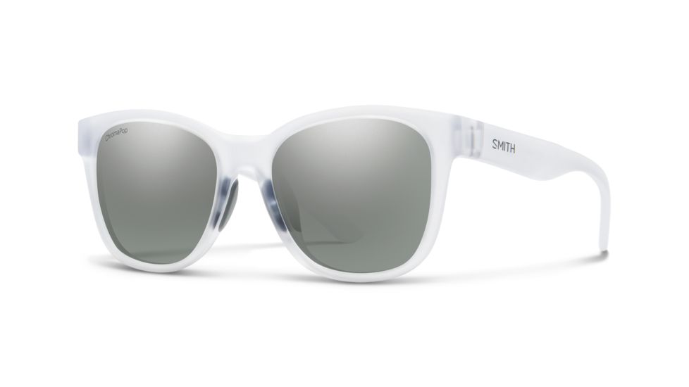 Smith Caper Sunglasses - Womens, Matte Crystal Frame, Chromapop Platinum Mirror Lens, 2010422M453XB