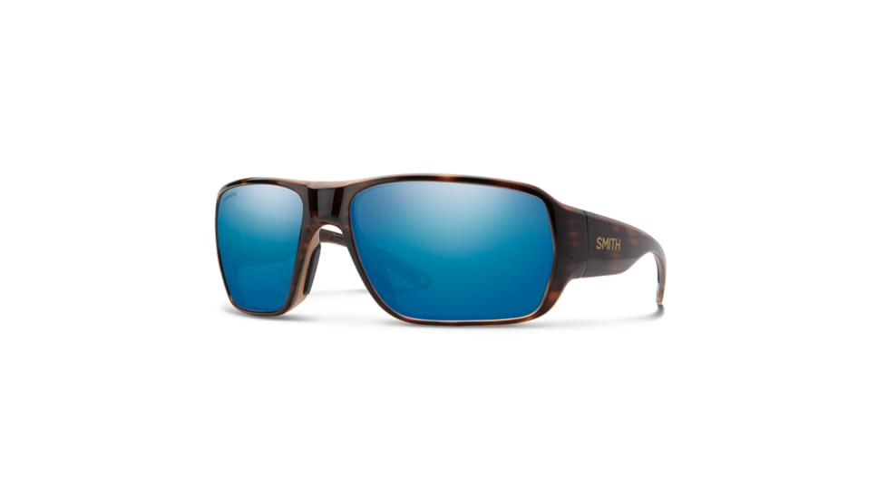 Smith Castaway Sunglasses, Tortoise Frame, ChromaPop Glass Polarized Blue Mirror Lens, 20317308663QG