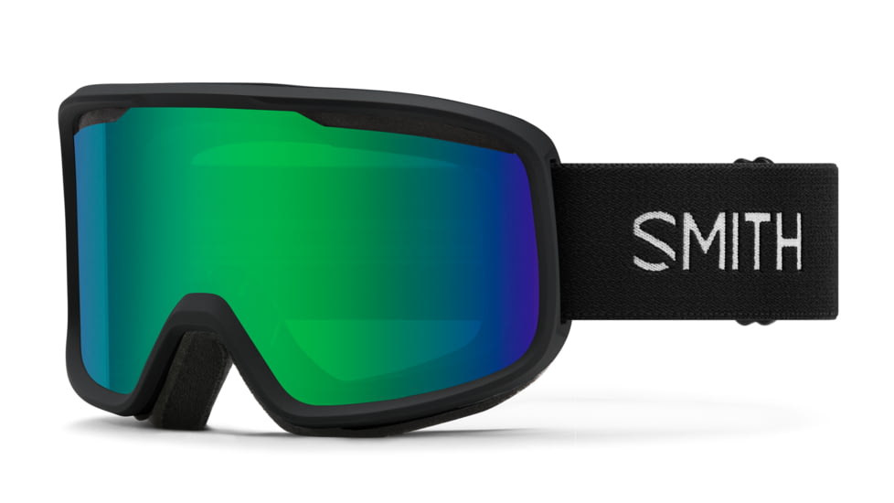 Smith Frontier Goggles, Black, Green Sol-X Mirror, M004292QJ99C5