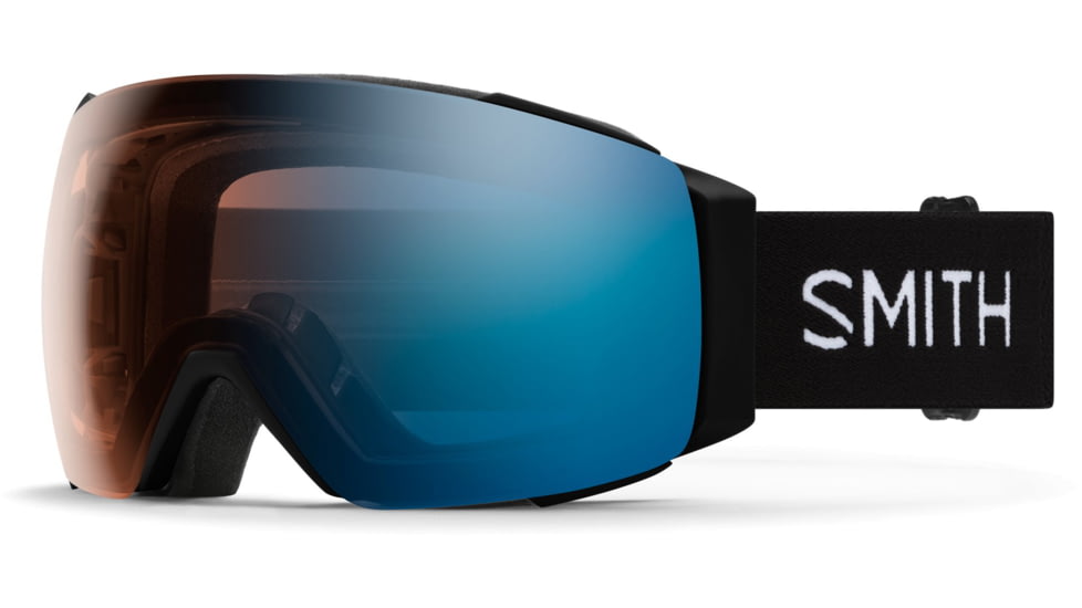 Smith I/O Mag Goggle, MAG Series, Black, ChromaPop Pro Photochromic Blue Mirror Lens, M004270JX994L
