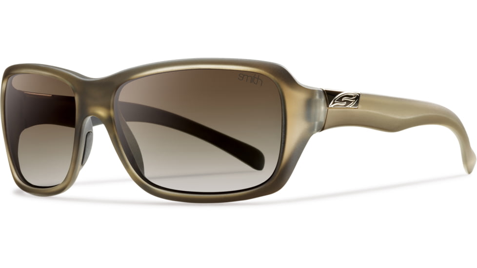 Smith Optics Brooklyn (New) Sunglasses - Matte Desert Frame, Polarized Brown Gradient Lenses BKPPBRGMD