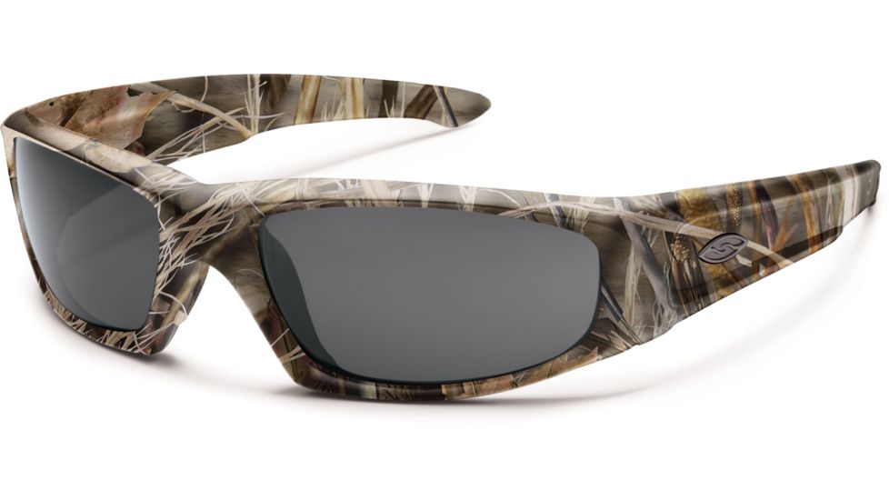 Smith Optics Elite Hudson Tactical Sunglasses, Realtree Max 4, Gray HUTPCGYMX4
