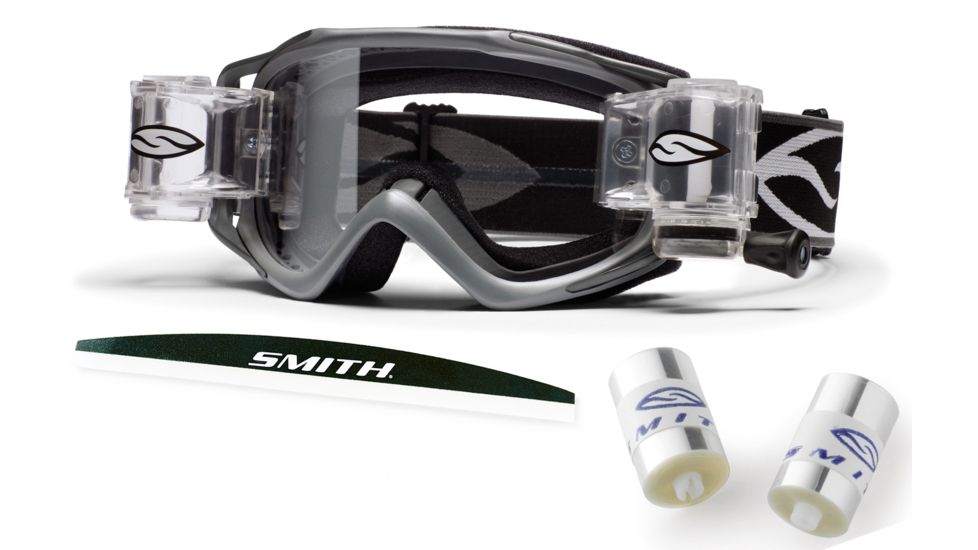 Smith Fuel V2 Racer Pack Goggles - Silver