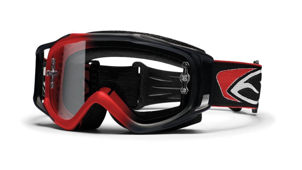 Smith Optics Fuel v.2 Sweat-X Goggles - Black-Red Fade