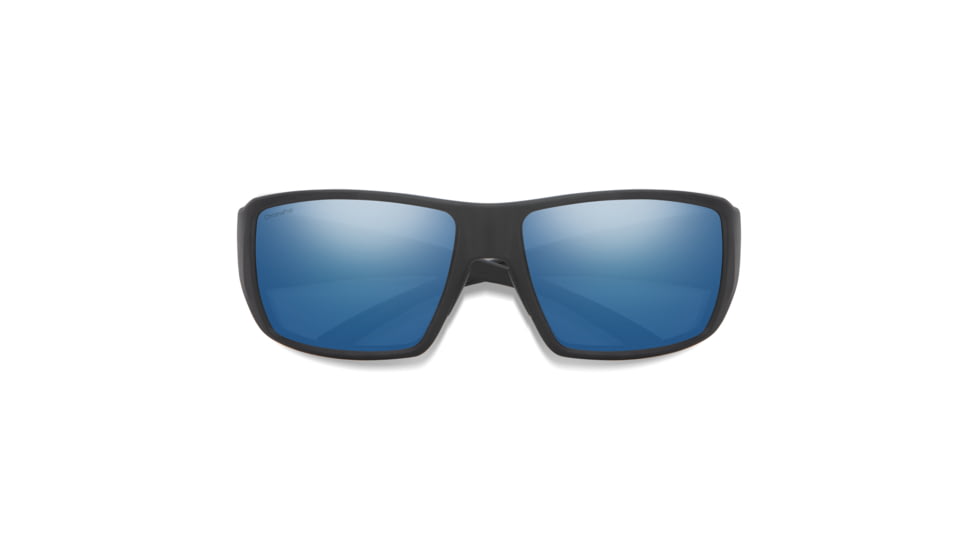 Smith Optics Guides Choice Sunglasses, ChromaPop Polarized Blue Mirror Lens, Matte Black Frame, 20494712462QG