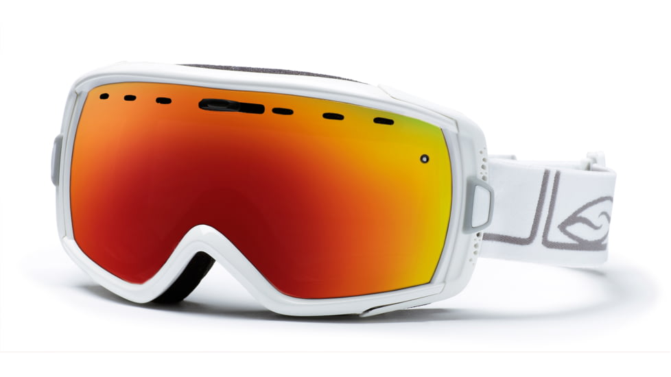 Smith Heiress Goggles, White Foundation, Red Sol X Mirror HR6DXFW10