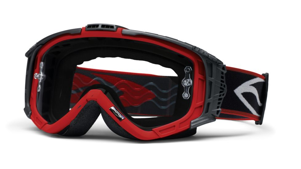 Smith Intake Motorsport Goggles - Red frame