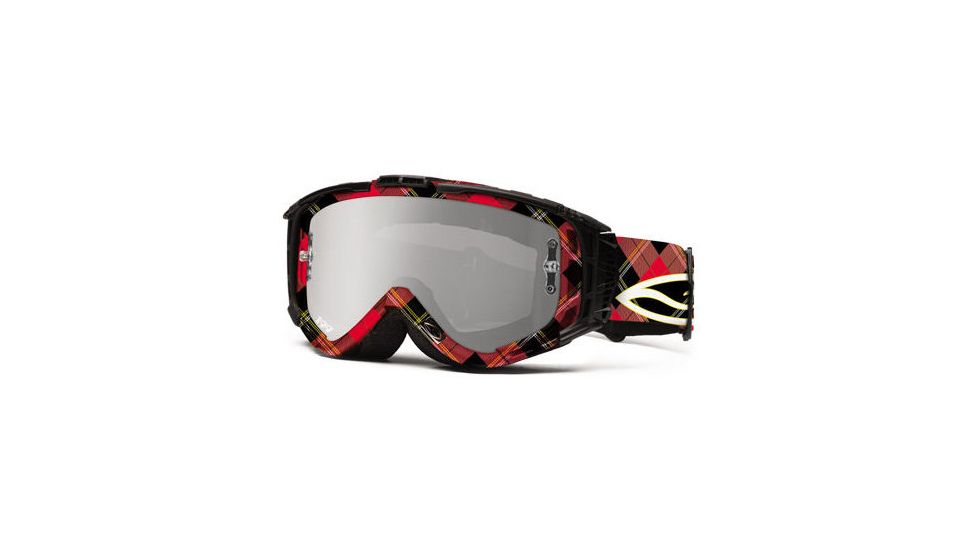 Smith Optics Intake Graphic MotoSport Goggles - Red Patranas Signature frame, Platinum Mirror lens