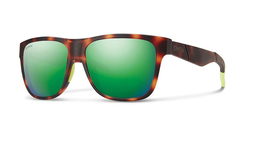 Smith Optics Lowdown Single Vision Prescription Sunglasses, Matte Tortoise Neon Frame, LDCMGMMTNSV