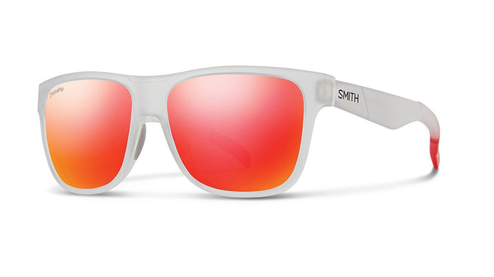 Smith Optics Lowdown Single Vision Prescription Sunglasses, Matte Crystal Red Frame, LDCMDMMCRDSV