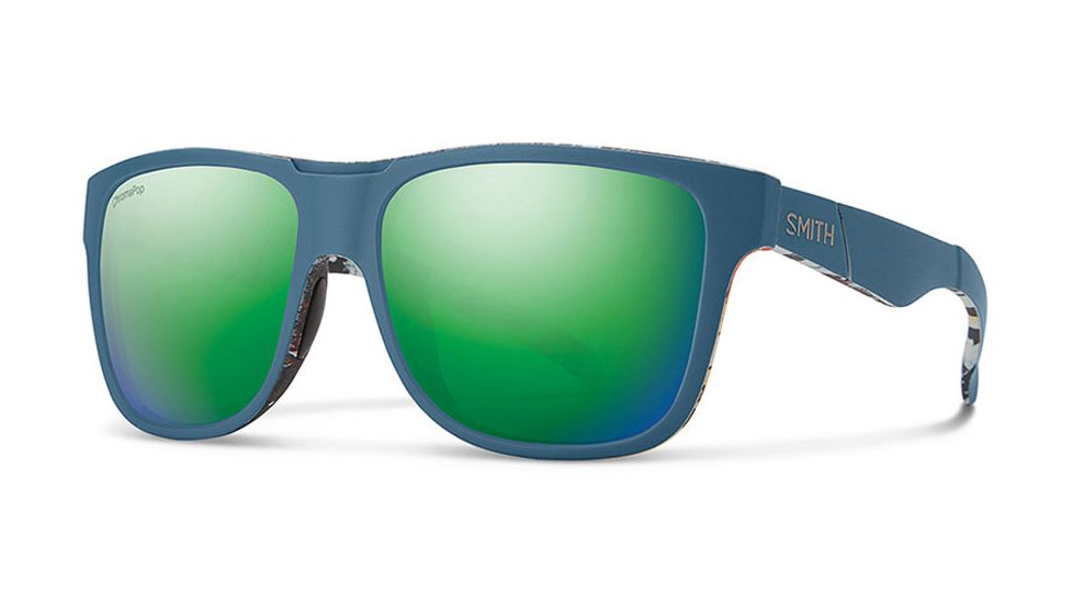 Smith Optics Lowdown Xl Single Vision Prescription Sunglasses, Matte Corsair Ripped Frame, LXCMGMMCARSV