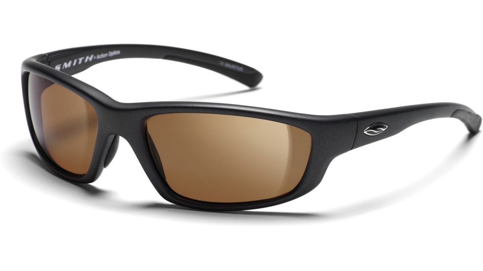Smith Optics Passage Sunglasses with Graphite frames and Brown lenses