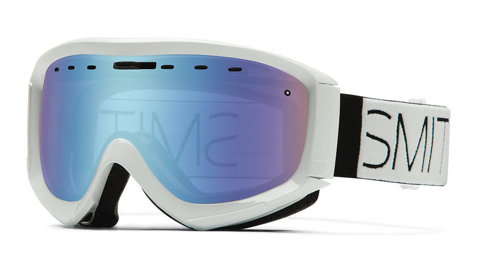Smith Optics Prophecy OTG Goggle White Block Frame/Blue Sensor Lens PR6ZWBL15