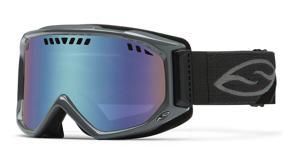 Smith Optics Scope Goggle Charcoal Frame/Blue Sensor Lens SC3ZCC15