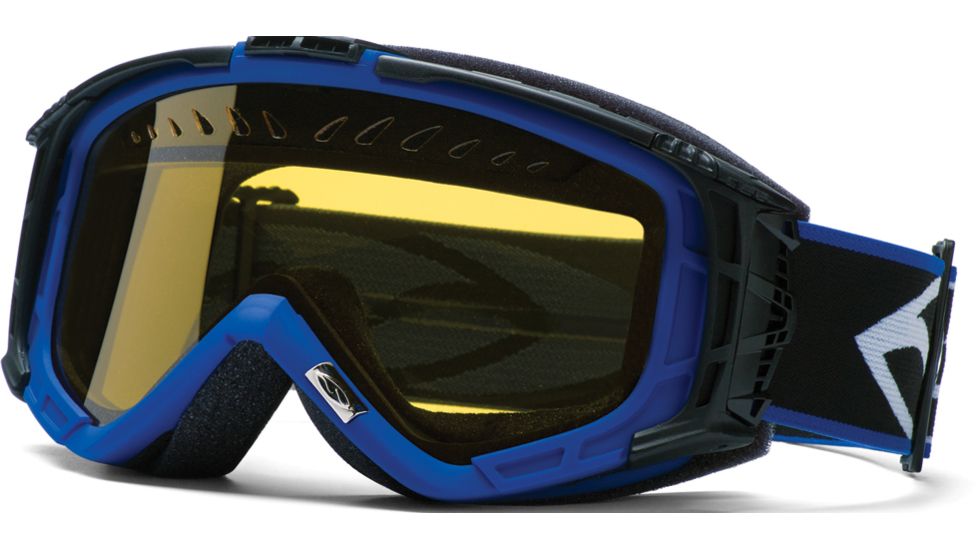 Smith Optics Snow Intake Goggles - Blue w/ Yellow Dual Airflow AFC Lens IT3ABLSM10