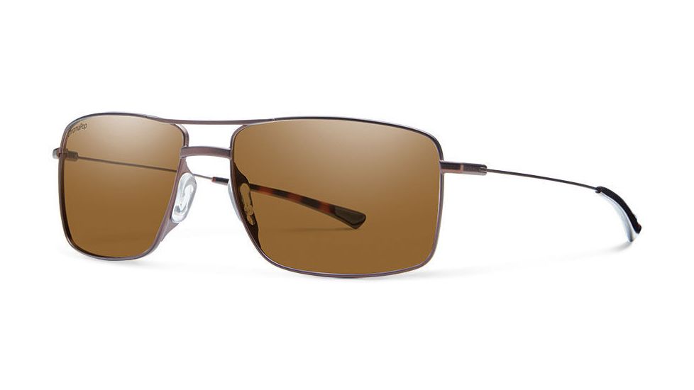 Smith Optics Turner Bifocal Prescription Sunglasses, Matte Brown Frame, Polarized, TUCPBRMBRBI