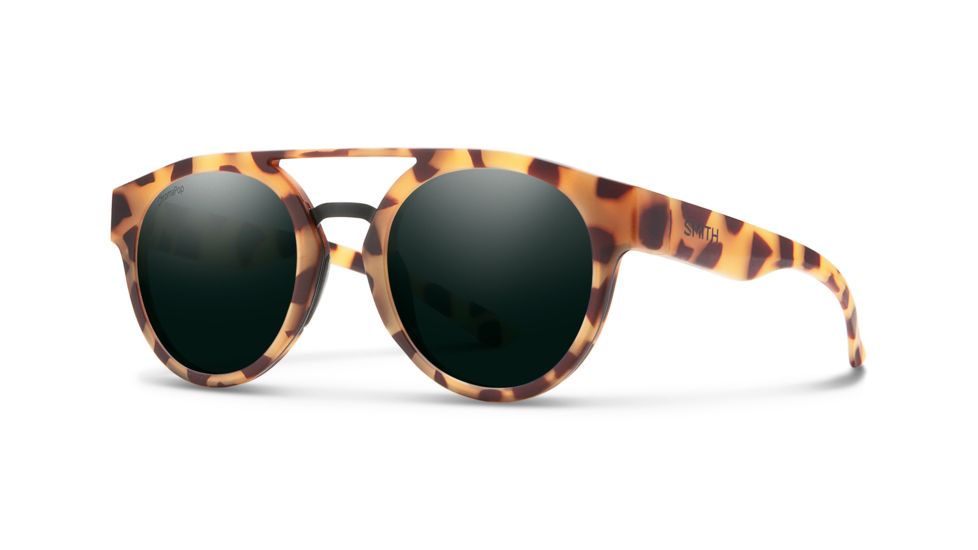 Smith Range Sunglasses - Womens, Matte Honey Tort Frame, Chromapop Polarized Black Lens, 2012702MN50E3