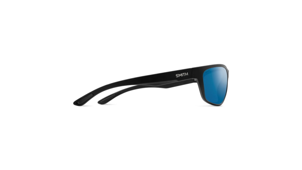 Smith Redding Sunglasses, Matte Black Frame, ChromaPop Glass Polarized Blue Mirror Lens, 20234300362QG