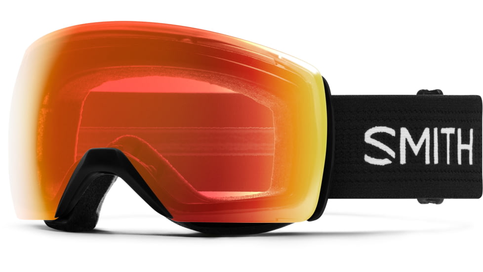 Smith Skyline XL Goggles, Black, Chromapop Everyday Red Mirror, M007152QJ99MP
