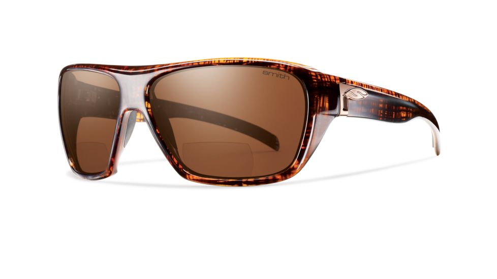 Smith Optics Chief +2.00 Sunglasses - Brown Linen Frame w/ Polarized Copper Lens CFBRCP200
