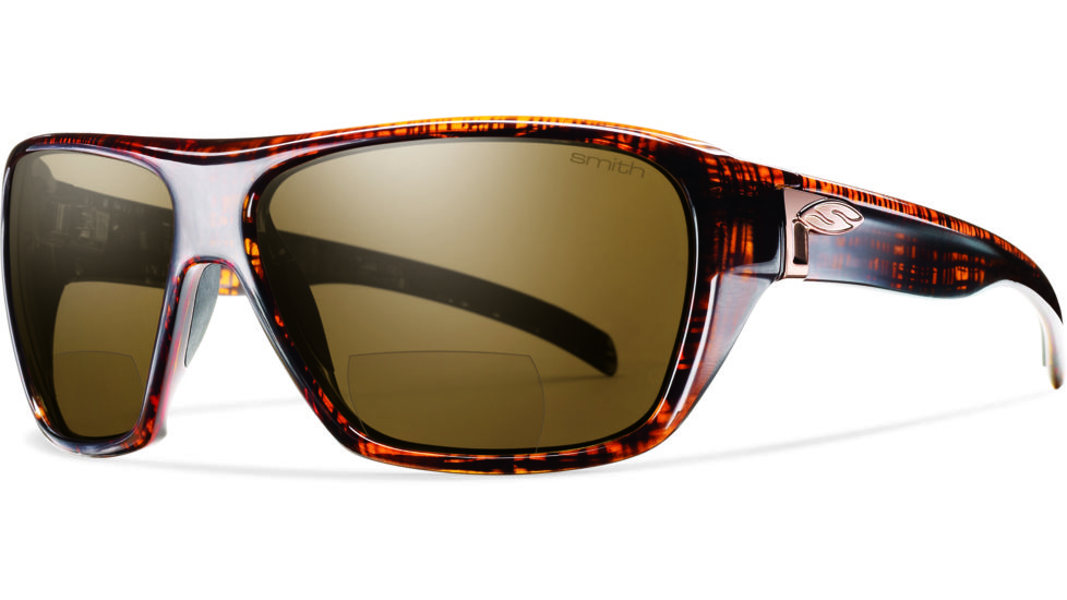 Smith Optics Chief +2.50 Sunglasses - Brown Linen Frame w/ Polarized Brown Lens CFBRBR250