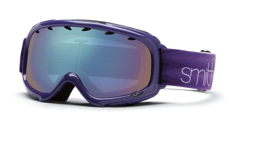 Smith Optics Gambler Snow Goggles - Violet Omega Frame w/ Blue Sensor Lens GM3ZVO13
