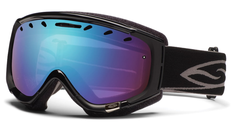 Smith Optics Phenom Snow Goggles - Black Frame w/ Blue Sensor Lens PH6ZBK12