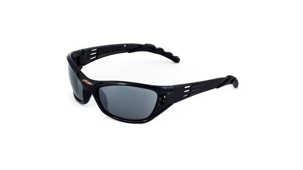 Sos Wraps / Hurricane Sunglasses, Frame - Tr90 Black, Lens - Pc Decenter Smoke-fm