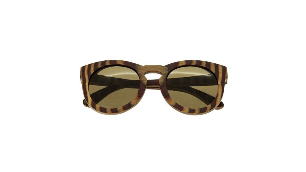 Spectrum Sunglasses Dorian S128BN Sunglasses, Cherry Zebra Frame, Brown Lens SSGS128BN