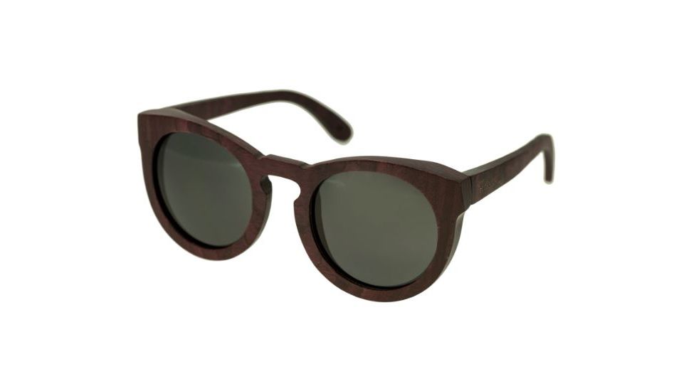 Spectrum Sunglasses Munro S126bk Sunglasses, Purple Frame, Black Lens SSGS126BK