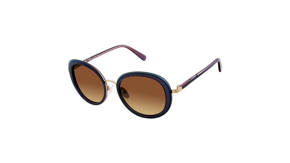 Sperry Top-Sider ALOHA Sunglasses - Frame DEEP TEAL, Lens Color Brown Gradient, Size 52/18mm SPALOHA02