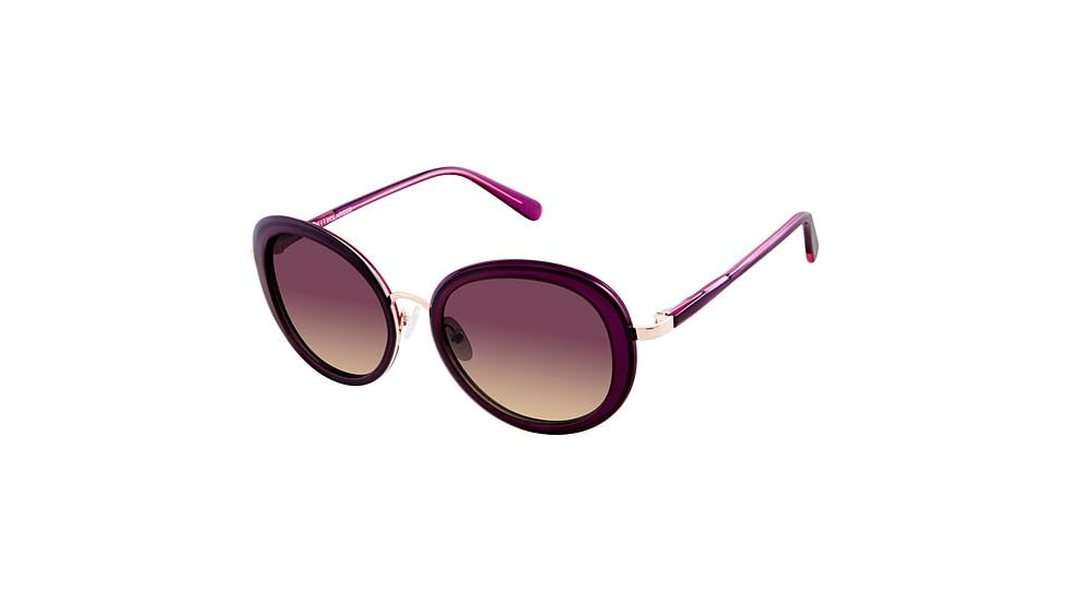 Sperry Top-Sider ALOHA Sunglasses - Frame EGGPLANT, Lens Color Rose Gradient, Size 52/18mm SPALOHA03