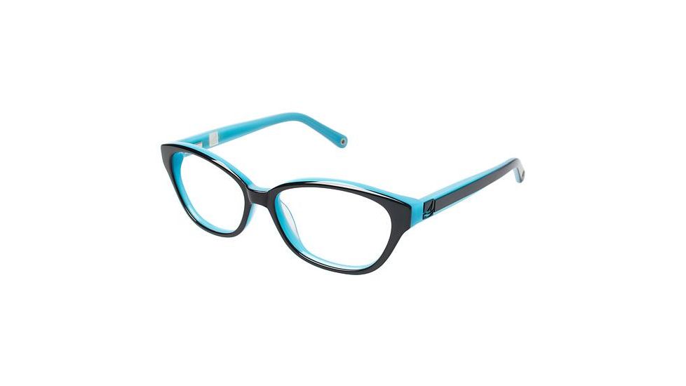 Sperry Top-Sider Avon Eyeglass Frames - Frame Black/Turquoise, Size 54/15mm SPAVON01