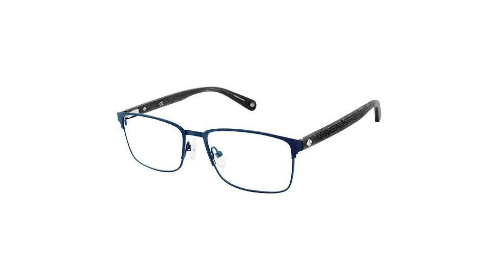 Sperry Top-Sider Bayview Bifocal Prescription Eyeglasses - Frame MT NAVY/DK GREY, Size 54/17mm SPBAYVIEW03