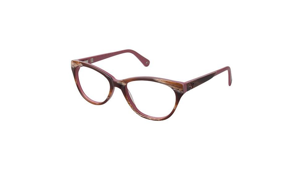 Sperry Top-Sider Pensacola Progressive Prescription Eyeglasses - Frame BROWN HORN/PINK SPPENSACOLA03