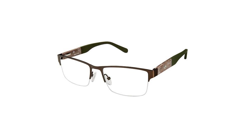 Sperry Top-Sider ROCKPORT Prescription Eyeglasses - Frame MATTE BROWN, Size 54/18mm SPROCKPORT03