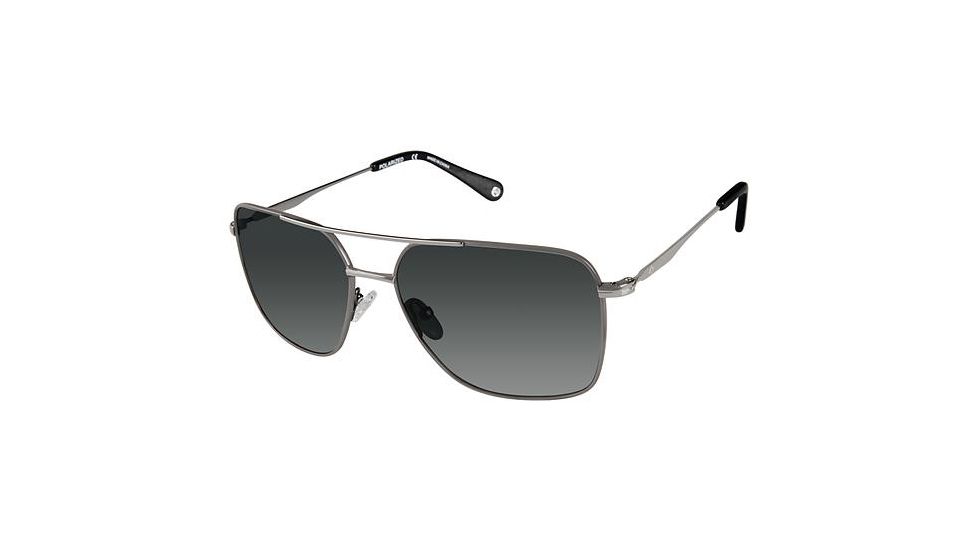 Sperry Top-Sider SILVER STRAND Sunglasses - Frame MATTE GREY, Lens Color Solid Dark Grey, Size 58/16mm SPSILVERSTRAND03