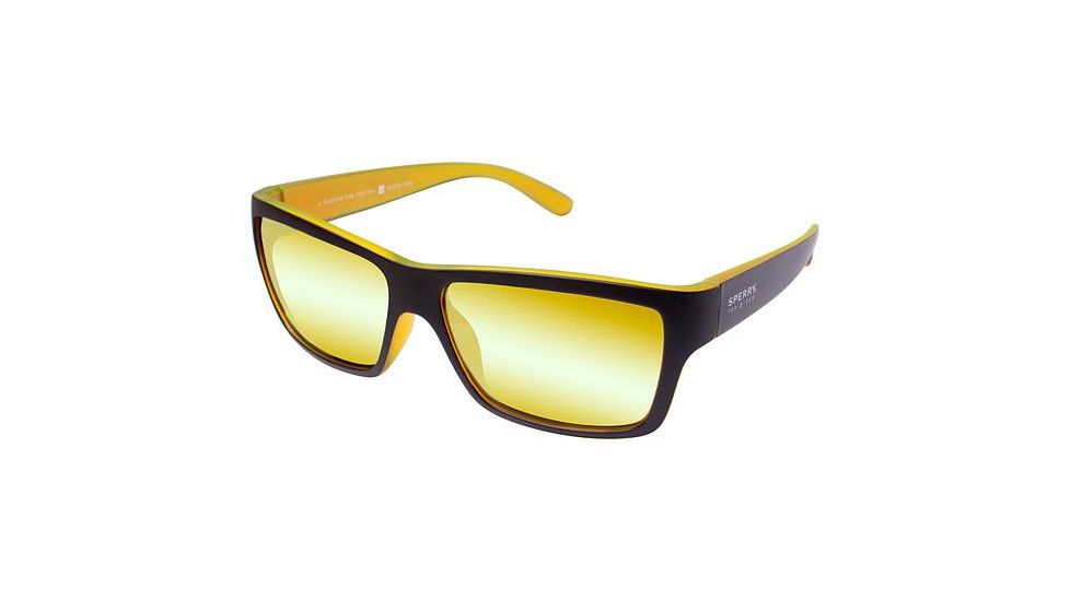 Sperry Top-Sider Southhold Single Vision Prescription Sunglasses SPSOUTHOLDPZ02 - Frame Color Brown / Yellow