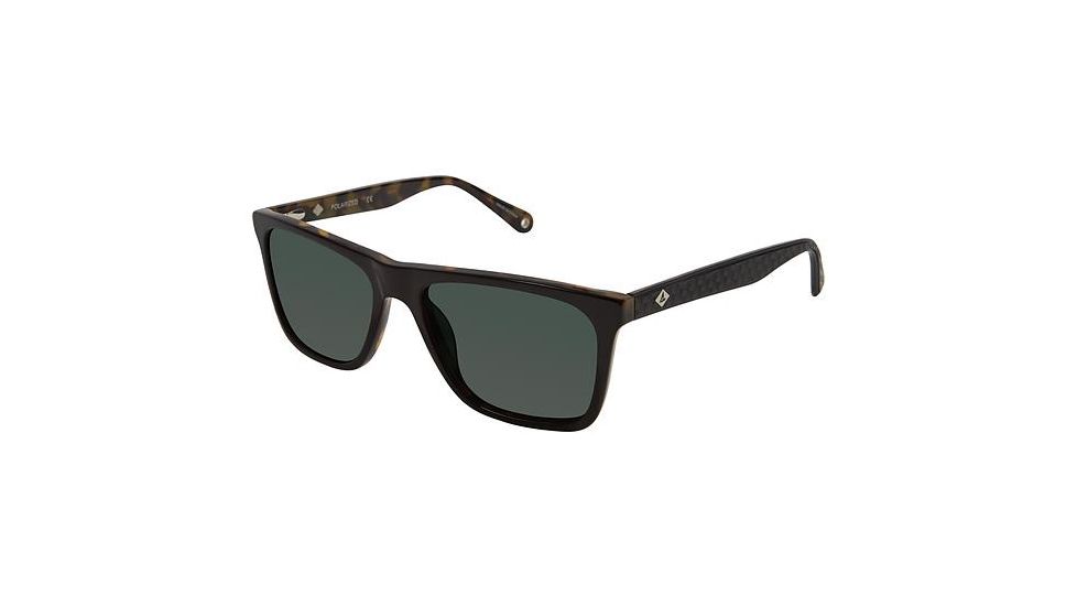 Sperry Top-Sider WICKFORD Single Vision Prescription Sunglasses SPWICKFORD01 - Frame Color Black Tortoise