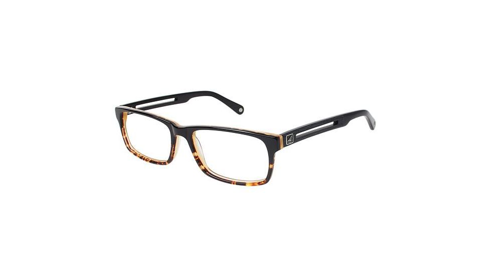 Sperry Top-Sider Woodbridge Progressive Prescription Eyeglasses - Frame Black/Tortoise Fade, Size 54/17mm SPWOODBRIDGE03