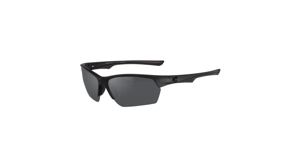 Spiderwire SPW009 Sunglasses, Black Frame, Grey Lens 1479125