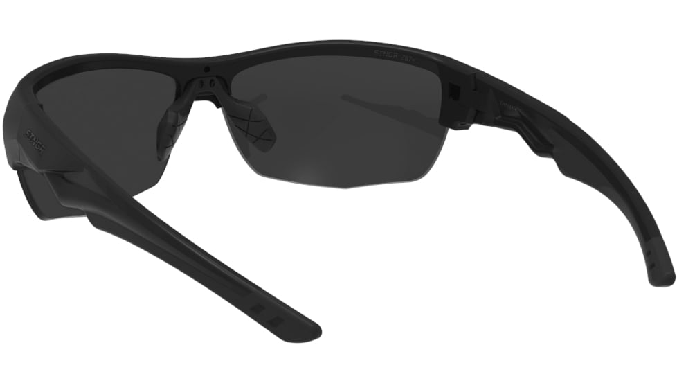 STNGR Hi-Speed Ballistic Sunglasses, Matte Black/Smoke, Medium/Large, XF-VEYJ-IIDL