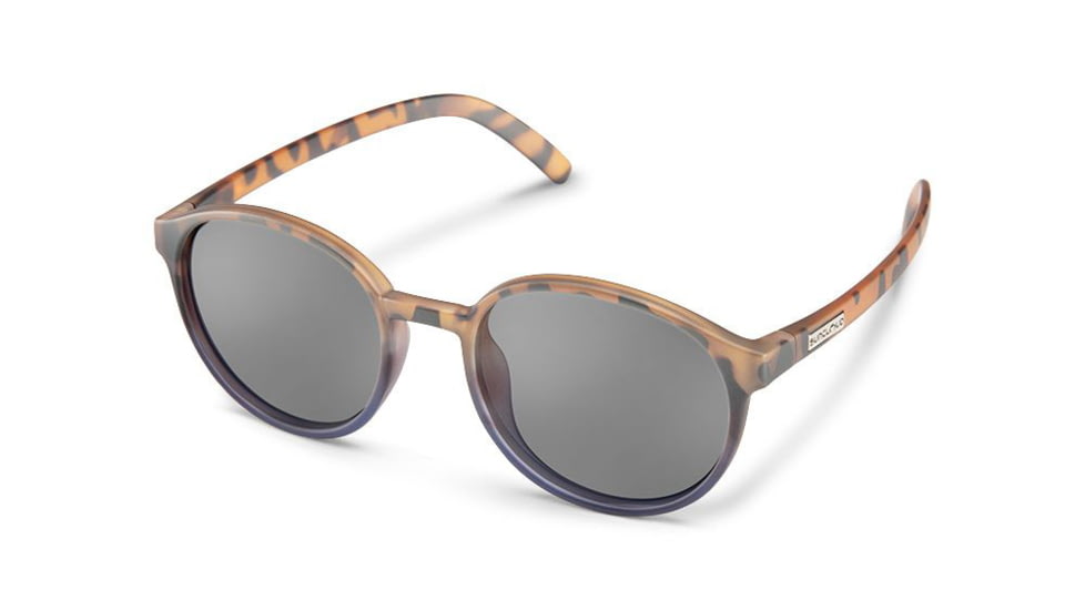 Suncloud Polarized Optics Low Key, Color - Matte Tortoise Dark Violet Fade, Lens Colo, 2023312H551M9