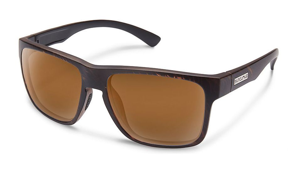 Suncloud Polarized Optics Rambler Sunglasses-Blackened Tortoise-Brown